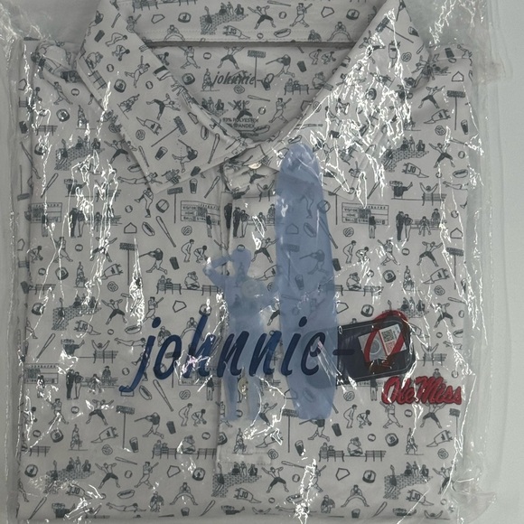 Ole Miss Midnight Navy Johnnie-O Ballpark Polo - XL - NWT & Sealed - Picture 3 of 5